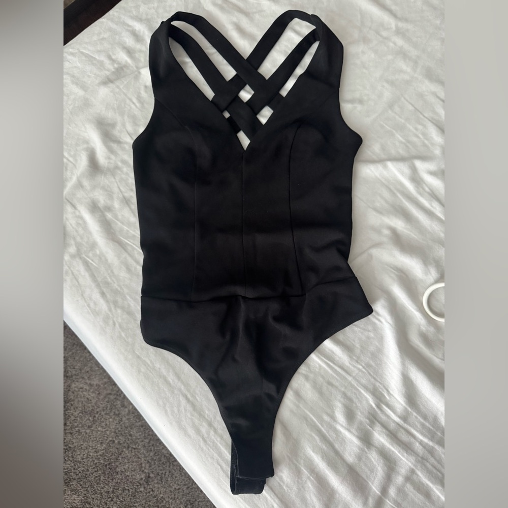 Lulus Strappy Backless Bodysuit